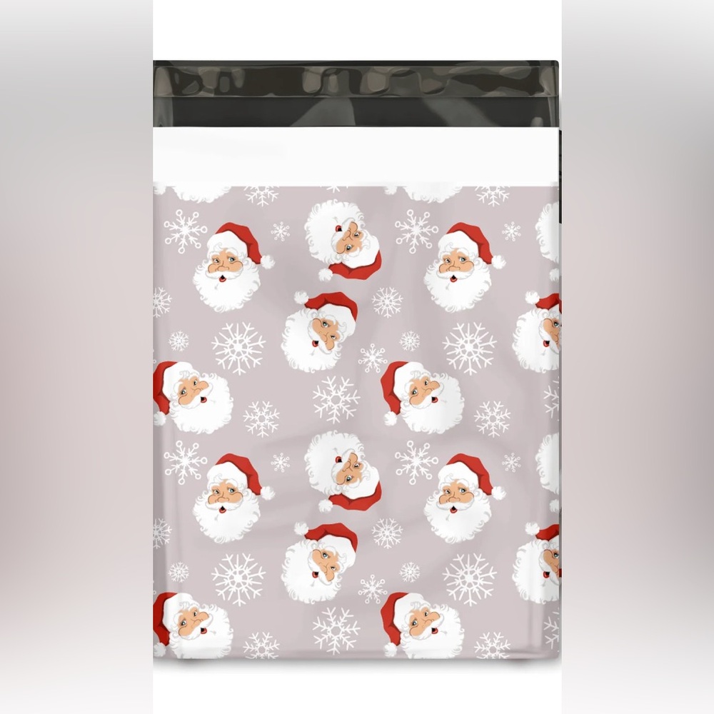 POLYMAILERS (20)10x13 Santa Claus 🎅🏼 Designer Premium Poly Mailers 🎅🏼🎄🎅🏼